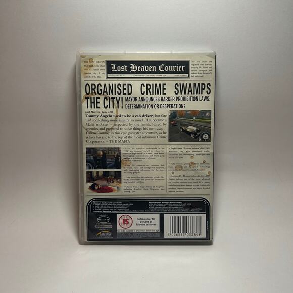 Mafia (2002) Large Box UK Version - CIB/TESTED - PC ROM - Picture 5 of 6